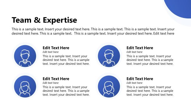 Team & Expertise Presentation Slide