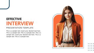 Editable Effective Interview PPT Template