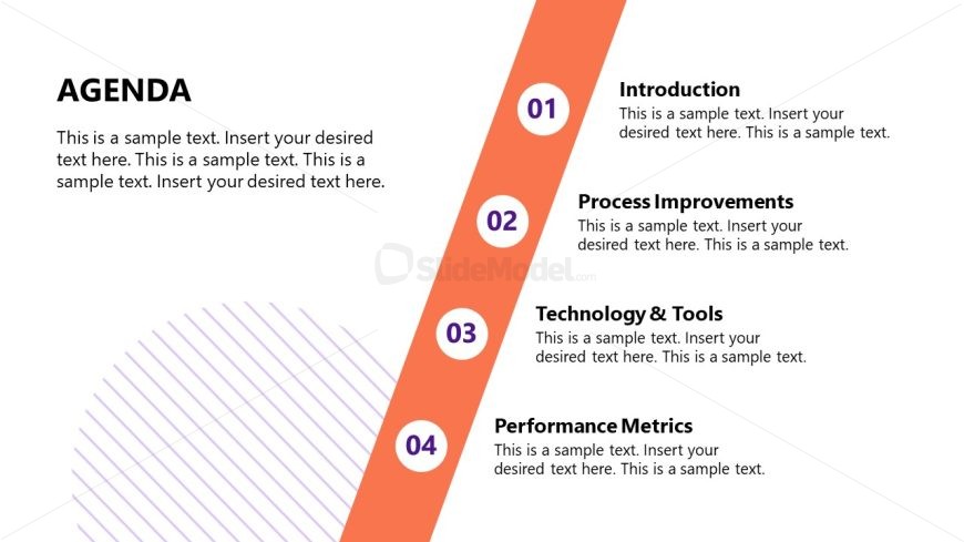 Editable Supply Chain PowerPoint Slide 