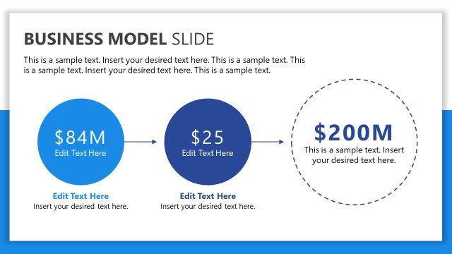 Circular Diagram Business Model PPT Slide