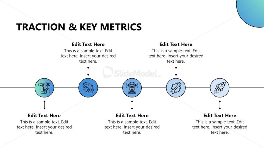 Infographics Line Diagram PPT Slide