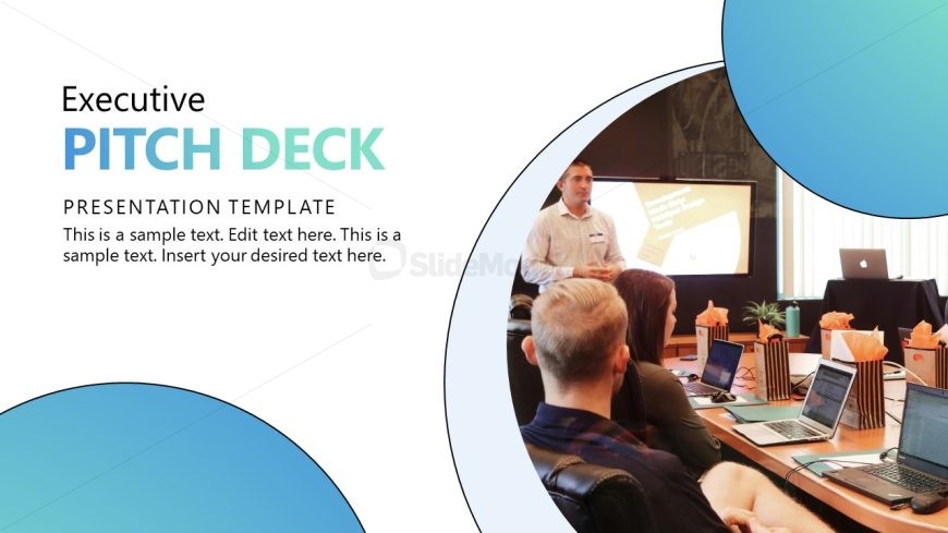 Customizable Executive Pitch Deck PPT Template