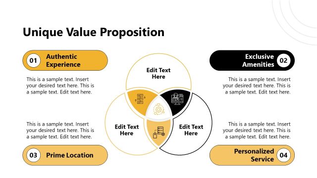 Unique Value Proposition Slide – Hotel Pitch Deck Template