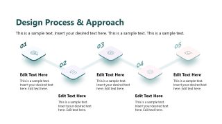 5 Step Diagram for Process & Approach Presentation