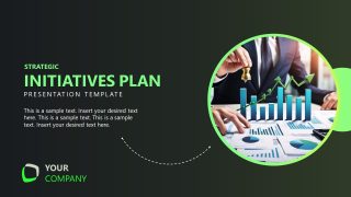 Editable Strategic Initiatives PPT Template 