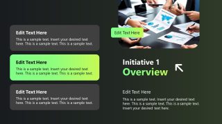 Strategic Initiatives PPT Slide Template 