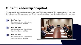 Leadership Snapshot Slide Template