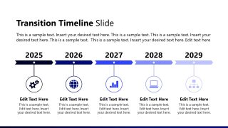 Creative Transition Profile Template with Creative Icons