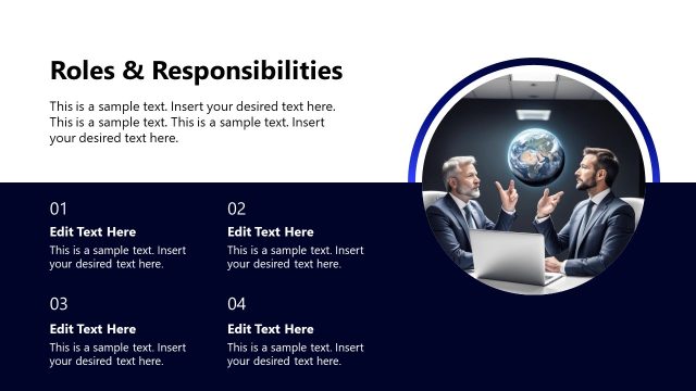 Roles & Responsibilities Slide – Leadership Transition Plan Template