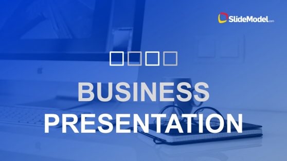 Slides of Business Plan Blue Theme