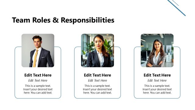 Team Roles & Responsibilties Slide for PowerPoint