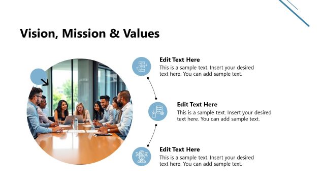 Values Presentation Slide – Business Strategy Plan PPT Template