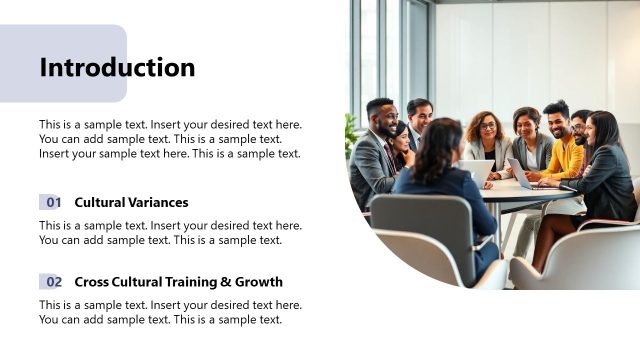 Introduction Slide – Cross-cultural Management Template