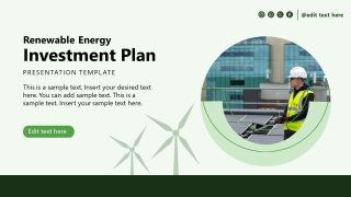 Editable Renewable Energy Investment Plan PPT Template