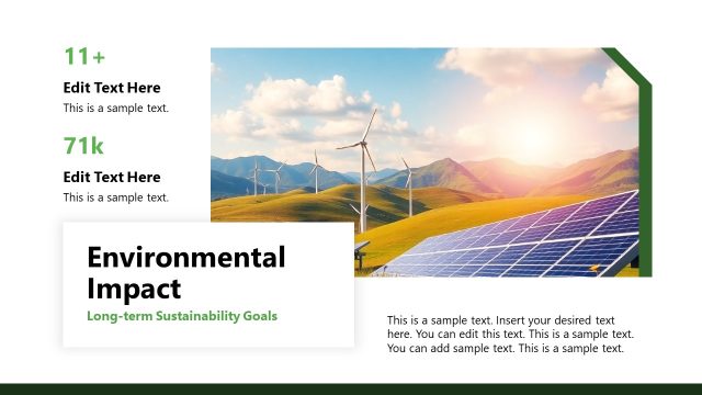 Environmental Impact PPT Template Slide