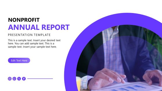 Nonprofit Annual Report PowerPoint Template