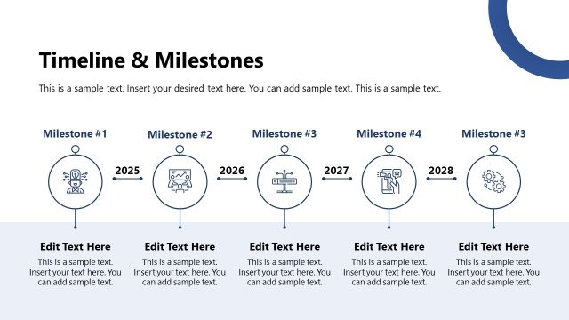 Timeline & Milestones Slide – Post-Construction Template