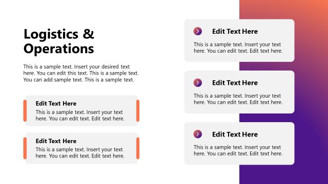 Logistics & Operations Slide – Event Brief Template