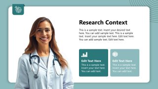 Editable Medical Conference Abstract PPT Template