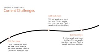 Simple Line Diagram Slide for PowerPoint 