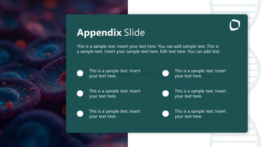 Customizable Biochemistry Slide Template