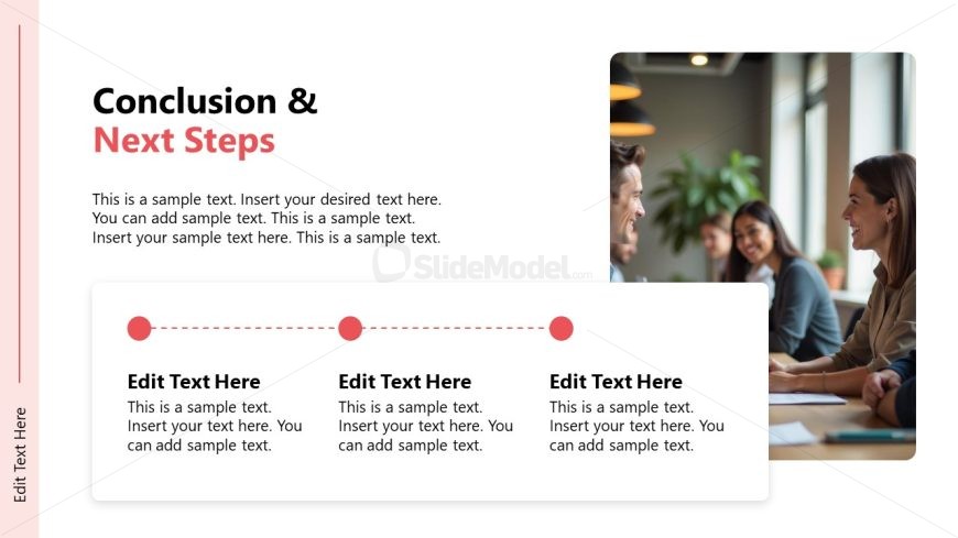 Editable Conclusion & Next Steps Slide