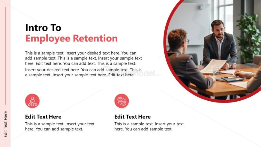 Engaging HR Retention Strategy PPT Slide