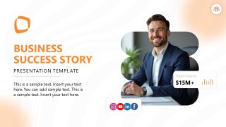 Business Success Story Presentation Template