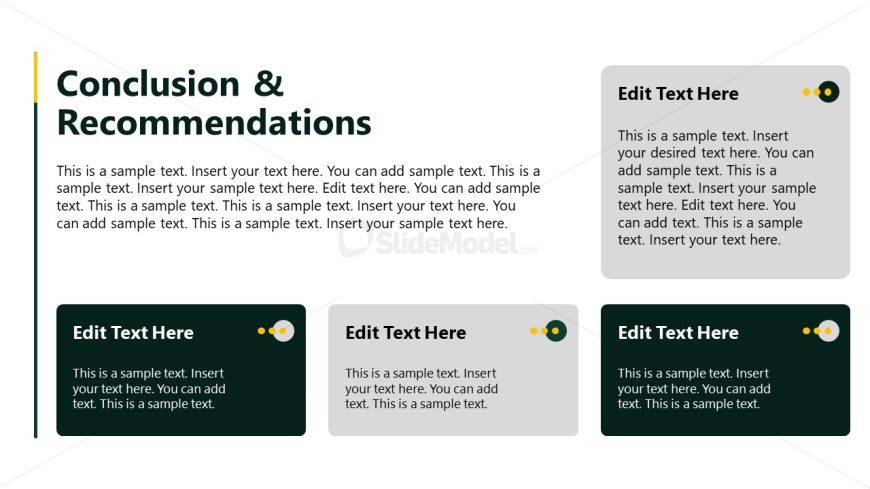 Conclusion & Recommendation PPT Slide