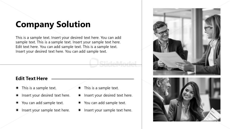 Company Value Proposition Explainer Slide for PowerPoint