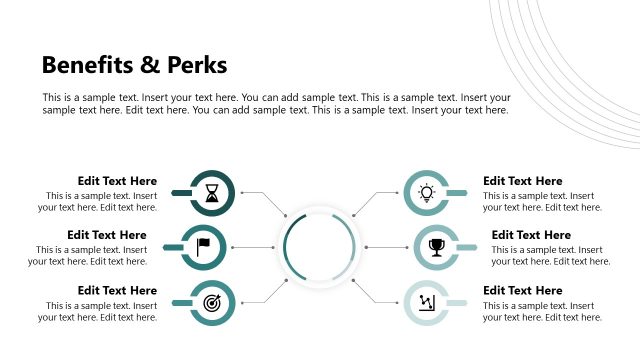 Benefits & Perks Circular Diagram