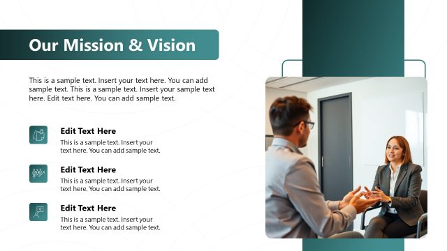 Mission & Vision Presentation – New Employee Onboarding Template