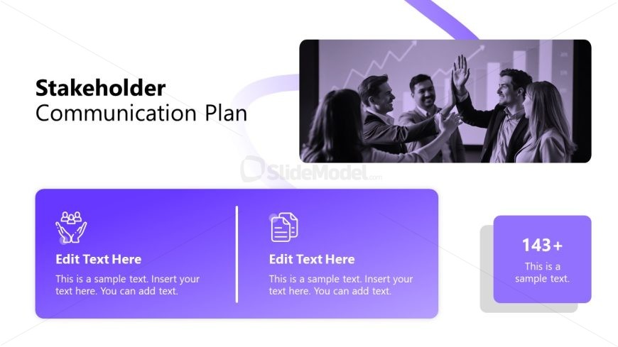 Editable Slide with Infographics - Business Restructuring Plan