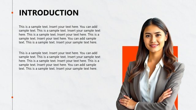 Introduction Slide for PowerPoint – Internship Proposal Template