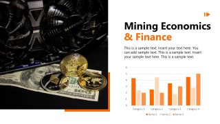 Data Visualizations PPT Slide - Mining Industry Template