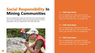 Mining Industry Template PPT Slide  