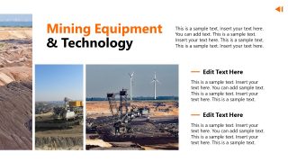 Mining Industry Presentation Slide Template  