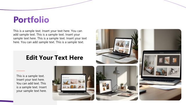 Portfolio Slide – Personal Branding Presentation Template