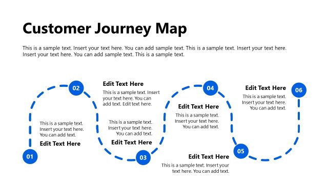 Customer Journey Map Roadmap Diagram Slide