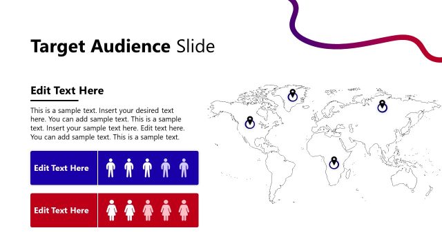 Target Audience Slide with Map Diagram