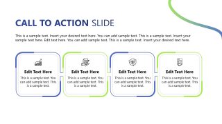 Innovative Product Launch Deck Slide Template for CTA  