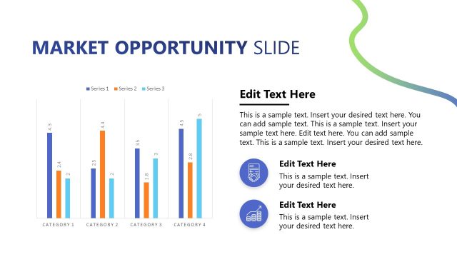 Market Opportunity Information Presentation with Data Charts