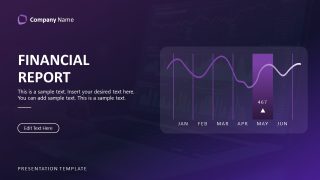 Editable Financial Report PPT Template