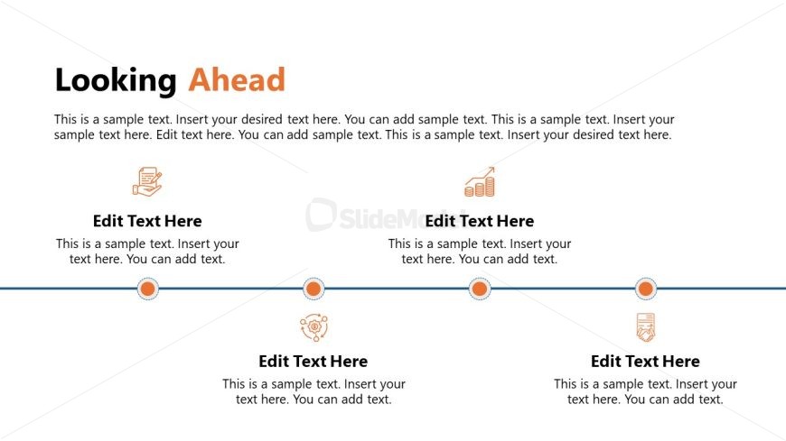 Year in Review Template Slide for Future Plans