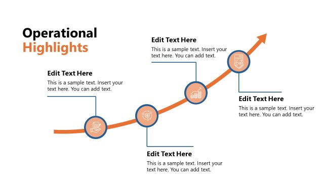 Operational Highlights Slide with Line Diagram