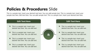 PPT Compliance Strategy for Policies Vs. Procedures Presentation