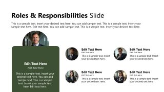 Team Intro & Roles Presentation Slide with Images