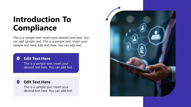 Introduction to Compliance Template Slide