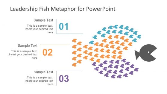 Fish Shoal Diagram Design for Leadership
