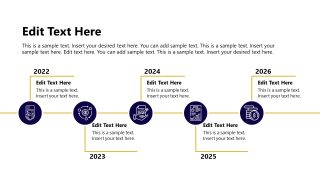 Creative Timeline Diagram Slide - Business Company Profile PPT Template